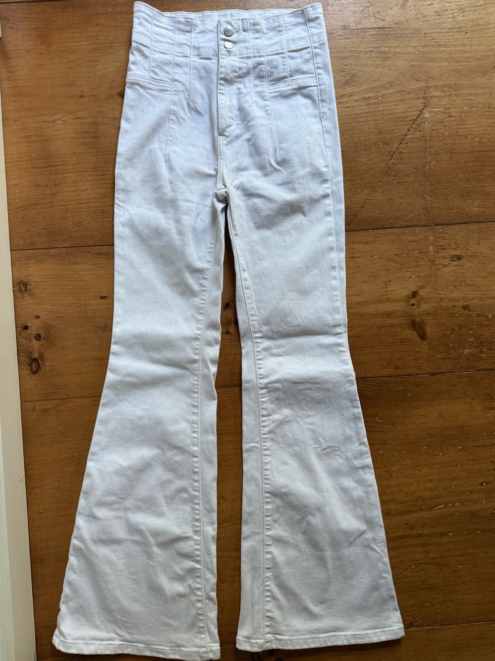 Free People We The Free Jayde High-Rise Stretch Flare Jeans! Sz 28 🤍